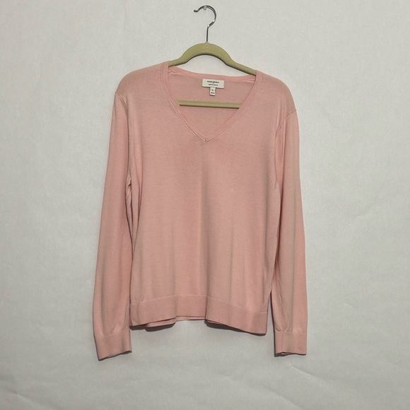 ✨ Banana Republic Forever Sweater – Women’s Large – Soft Blush Pink ✨ - Picture 5 of 6